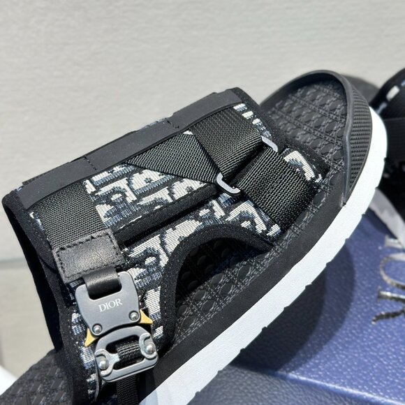 Dior , Alpha Oblique Sandals in Brown , BNIB 43 - Picture 6 of 6